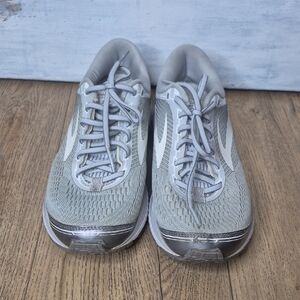 Brooks Women's Silver and White Running Shoes